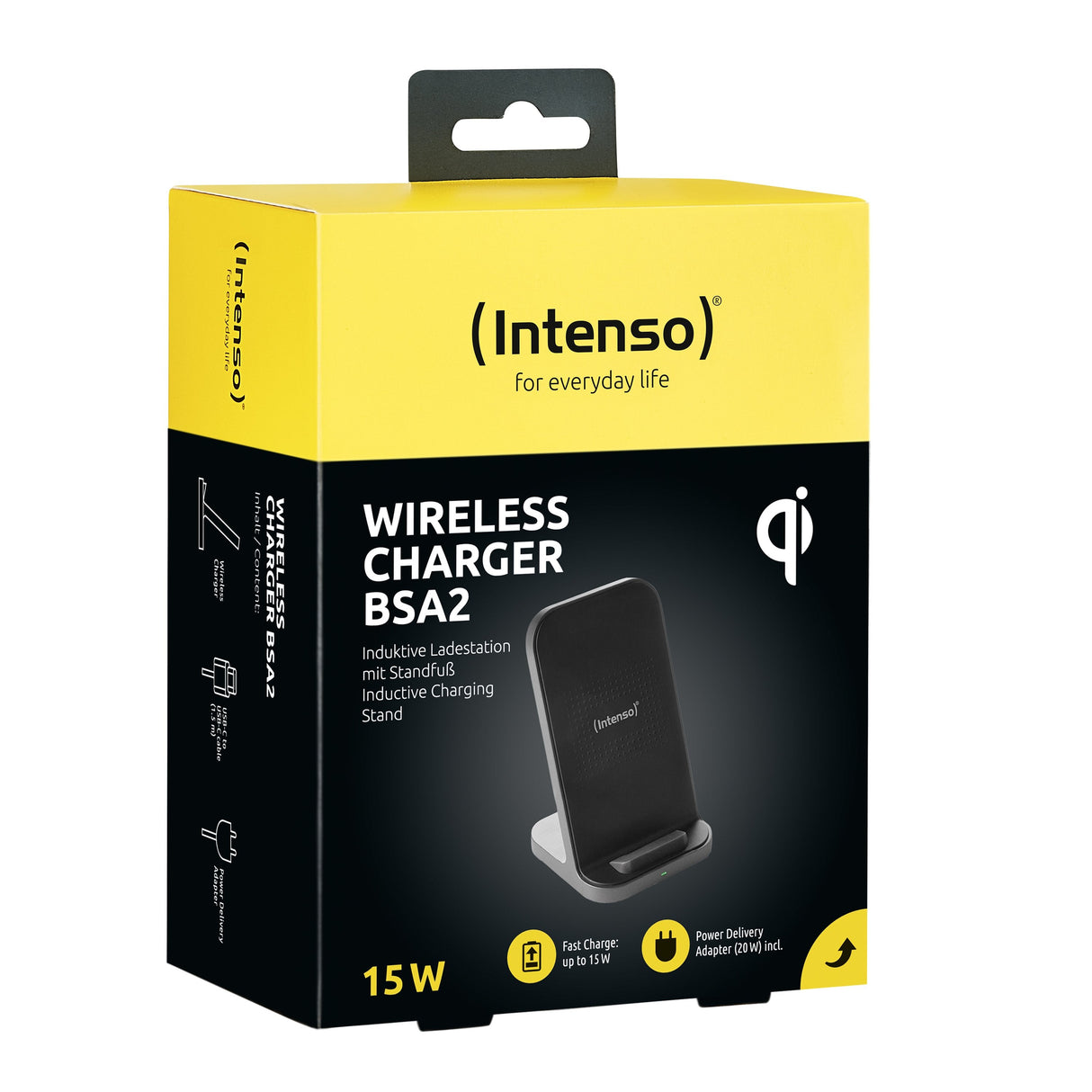 Cargador Intenso Wireless Charger Bsa2 Negro