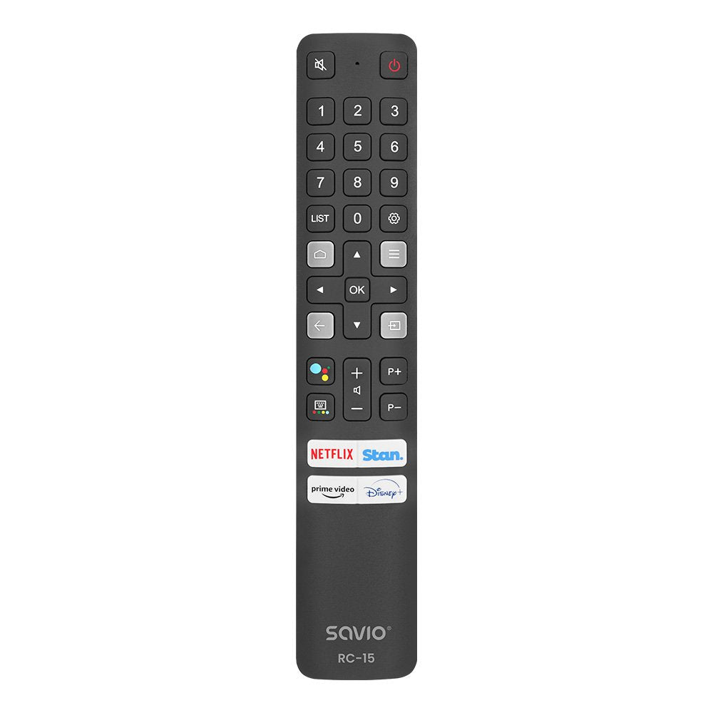 Savio Rc-15 Mando A Distancia Universal/Reemplazo Para Tcl , Smart Tv