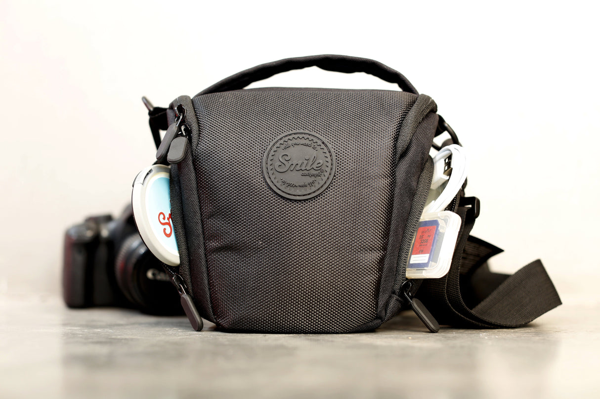Bolsa Camara Foto Reflex  Dslr Smile Holster Negro