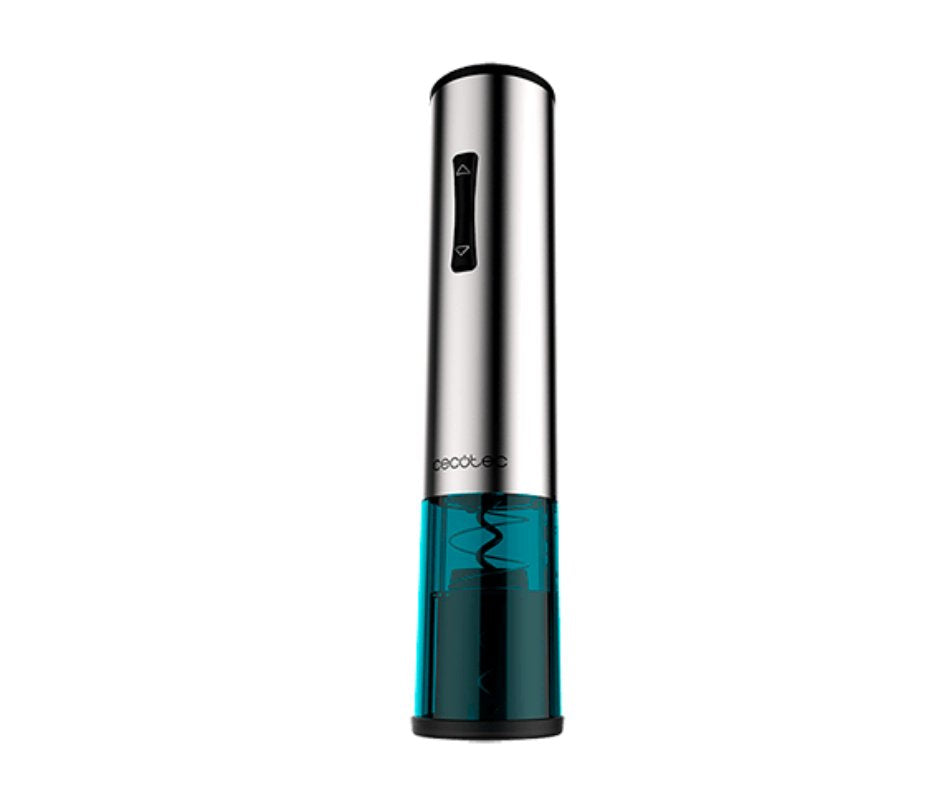 EAN 8435484023108 - Cecotec 02310 sacacorchos Abridor de vino eléctrico Azul, Acero inoxidable imagen 2