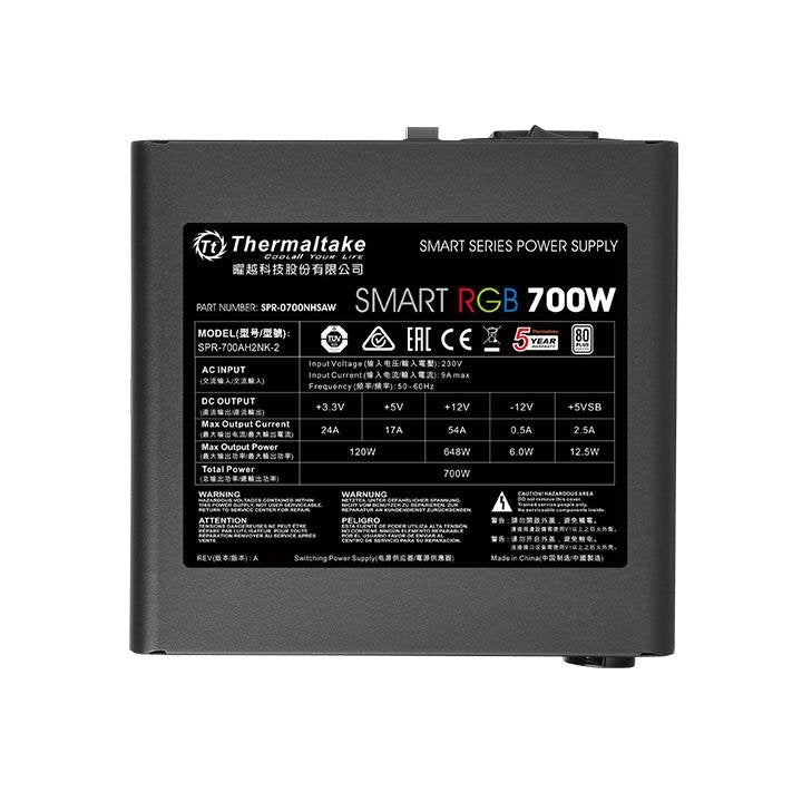 EAN 4711246870475 - Thermaltake Smart RGB unidad de fuente de alimentación 700 W 20+4 pin ATX ATX Negro imagen 6