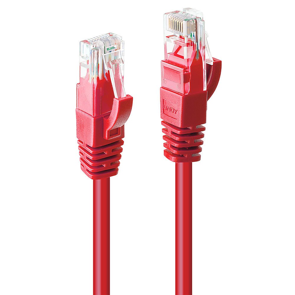 EAN 4002888480376 - Lindy 48037 cable de red Rojo 10 m Cat6 U/UTP (UTP) imagen 1