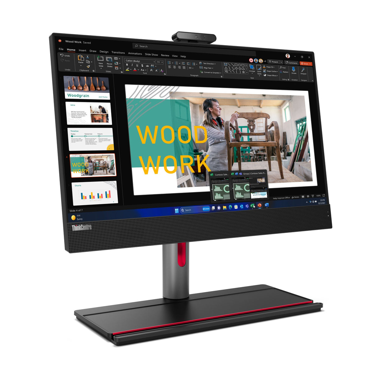 EAN 197531660527 - Lenovo ThinkCentre M90a Gen 5 Intel® Core™ i5 i5-14500 60,5 cm (23.8") 1920 x 1080 Pixeles PC todo en uno imagen 3