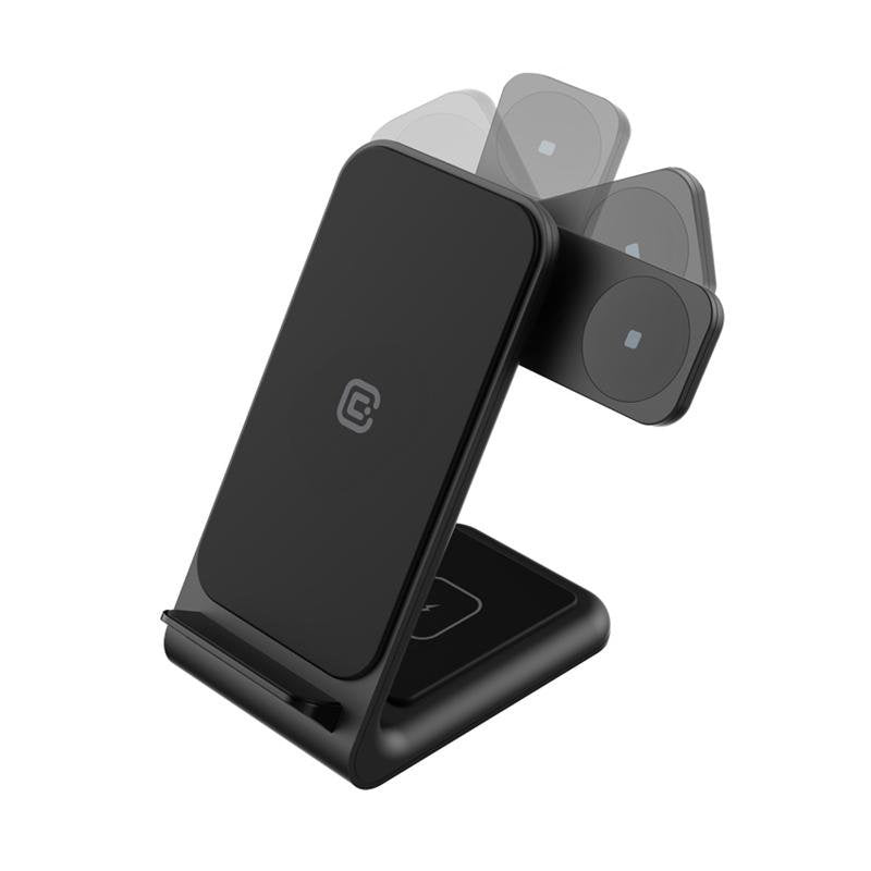 EAN 5904310703550 - Crong PowerSpot Auriculares, Smartphone, Reloj inteligente Negro USB Cargador inalámbrico Carga rápida In imagen 2