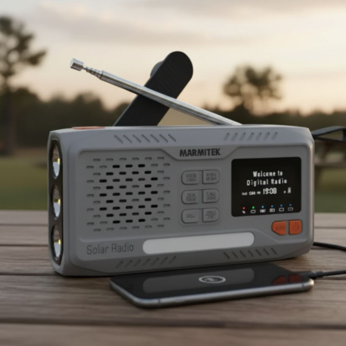 EAN 8718164536441 - Marmitek 25008643 radio Portátil Analógico y digital Gris claro imagen 3