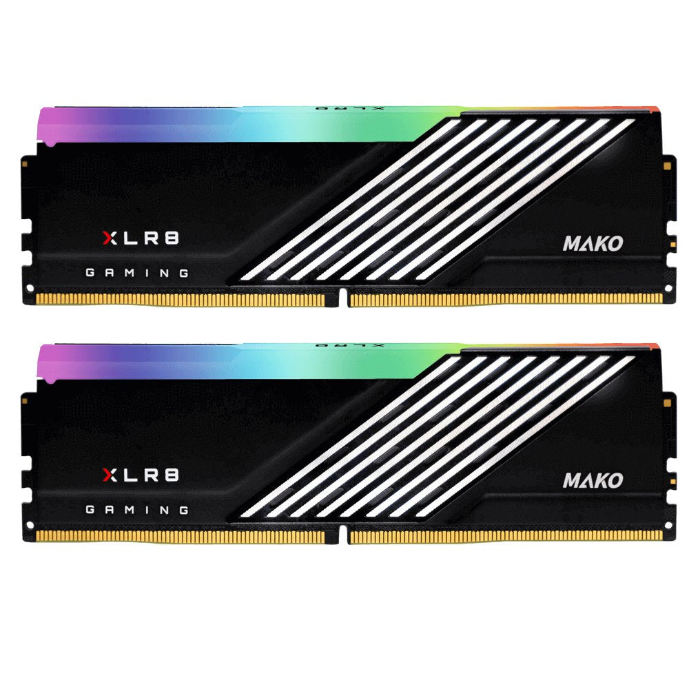 Memoria Ddr5 32gb 6400mhz Pny Epic-X Rgb Mako Rgb Cl40 1.4v Kit 2x16gb