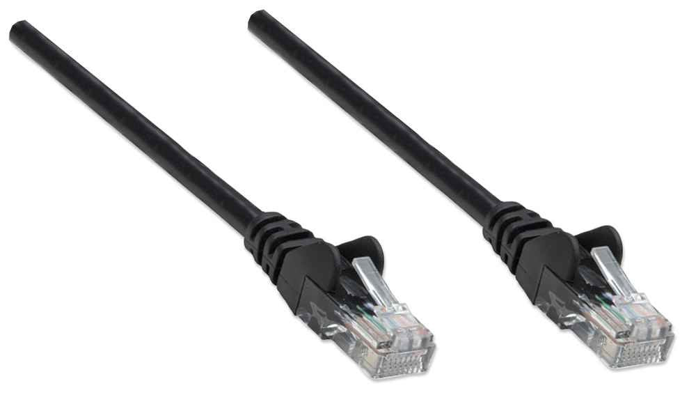 EAN 0766623343350 - Intellinet 343350 cable de red Negro 5 m U/UTP (UTP) imagen 3