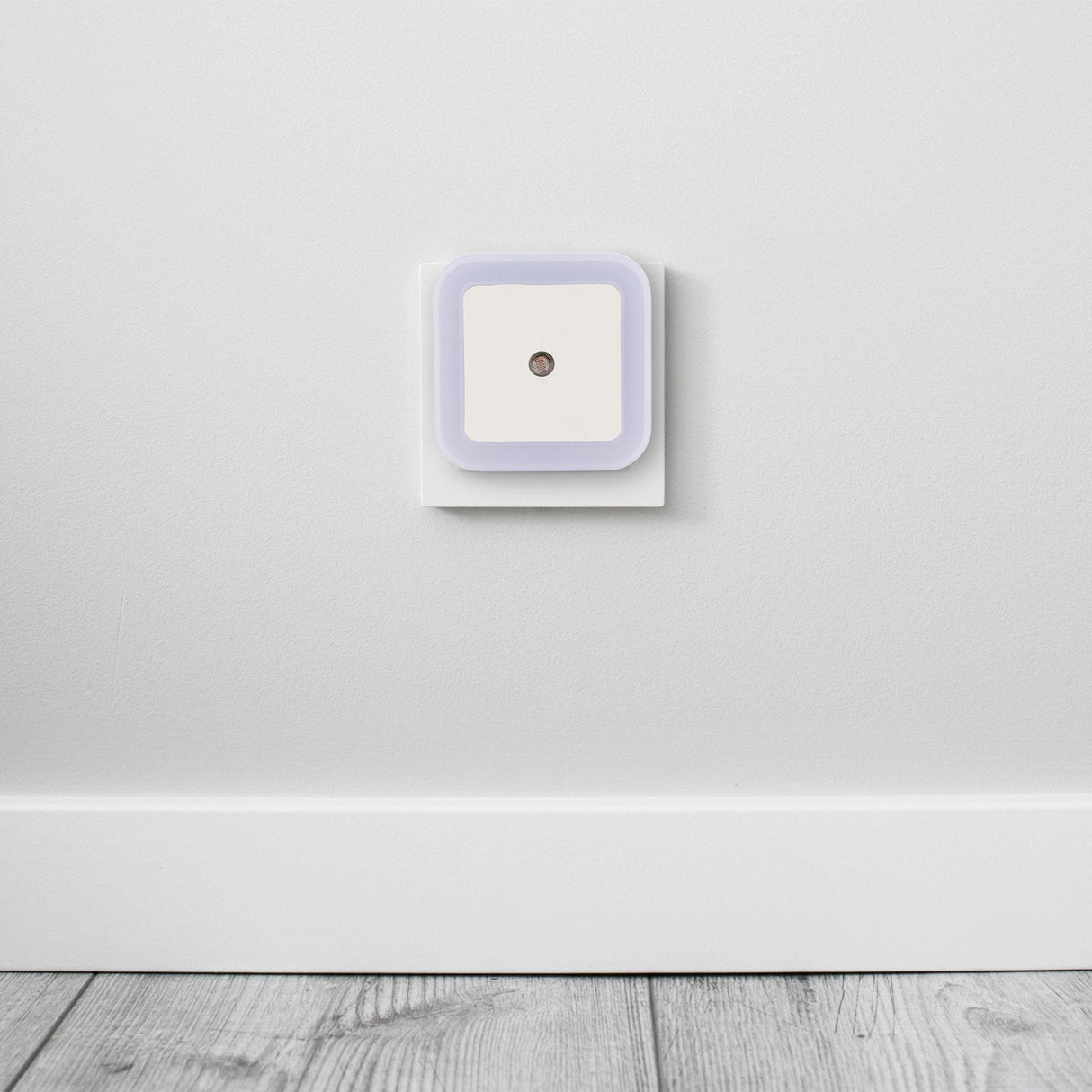 Entac Nachtlicht 0.5w Quadrat. Cw Blanco Dämmerungssensor