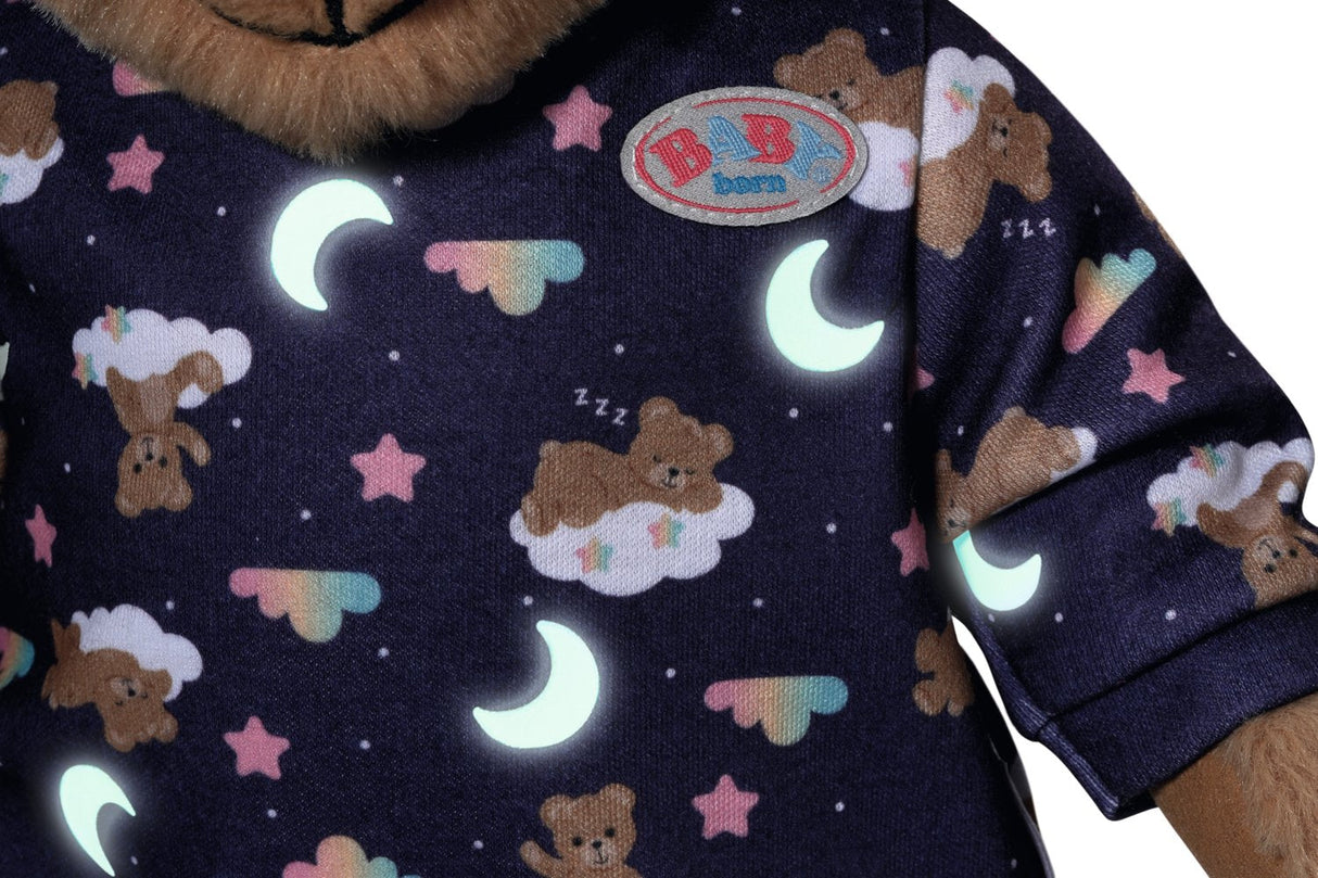 Zapf Creation Baby Born® Pijama De Peluche Que Brilla En La Oscuridad, Accesorios Para Muñecas 836484