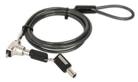 Cable Manhattan 440486 Antirrobo Negro, Translúcido 1,8 M