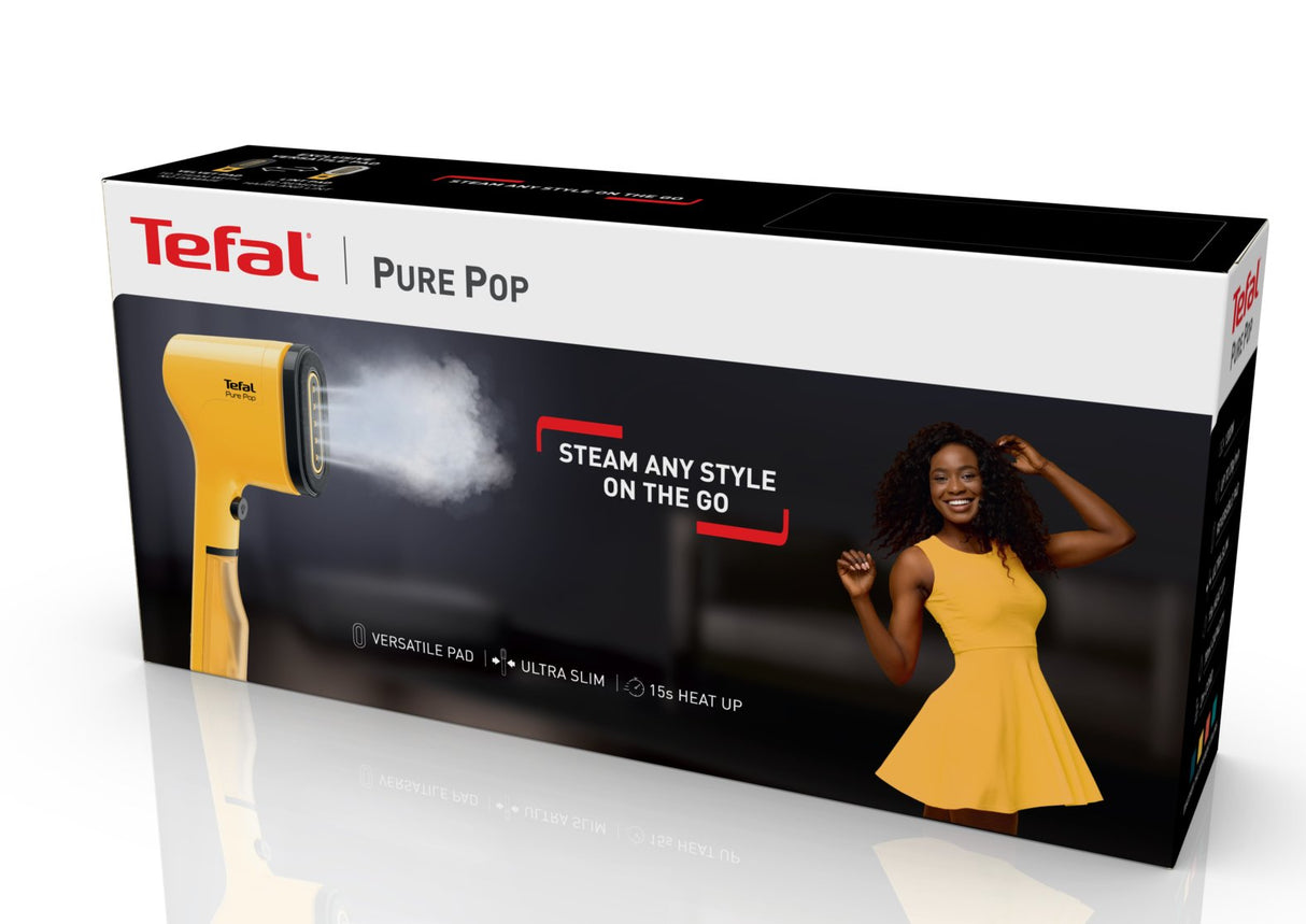 Cepillo De Vapor Tefal Dt 2026 Pure Pop Amarillo