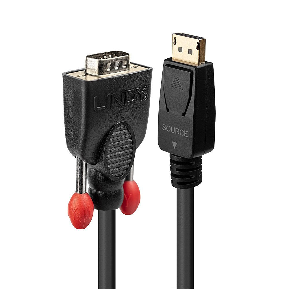 EAN 4002888419406 - Lindy 41940 adaptador de cable de vídeo 0,5 m VGA (D-Sub) DisplayPort Negro imagen 1