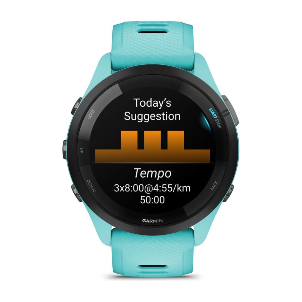 Garmin Forerunner 265 3,3 Cm (1.3") Amoled 46 Mm Negro, Azul Gps (Satélite)