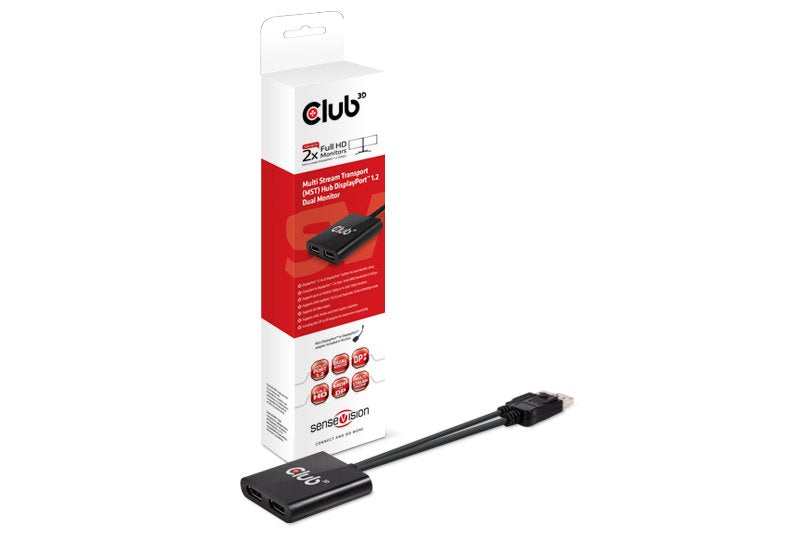 EAN 0854365005787 - CLUB3D SenseVision MST HUB 1-2 DisplayPort 2x DisplayPort imagen 5