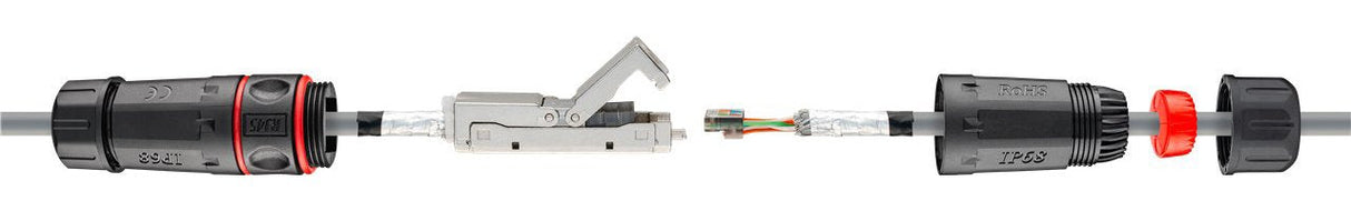 Goobay 44417 Adaptador Para Cable De Red Cat.6 Stp Sin Herramientas Exterior