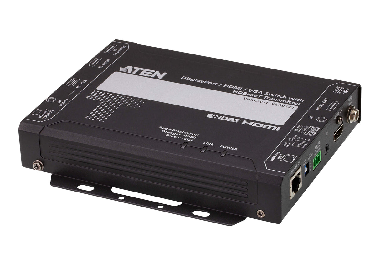 EAN 4719264649851 - ATEN VE3912T-AT-G extensor audio/video Transmisor de señales AV Negro imagen 1