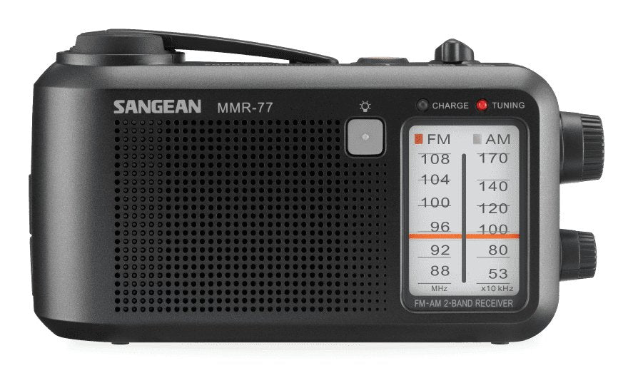 Sangean Mmr-77 Fcc Matt Black Radio Portátil