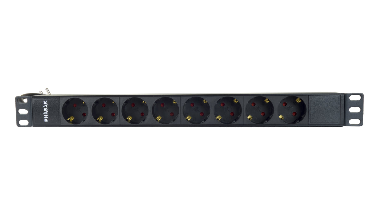 EAN 5605922024810 - Phasak BNS 3518 limitador de tensión Negro 8 salidas AC 1,5 m imagen 8