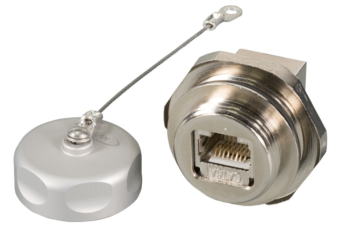 Rj45 Cat.6a Ip67 Durchfhrungskupplung, Conector Hembra Conector Hembra