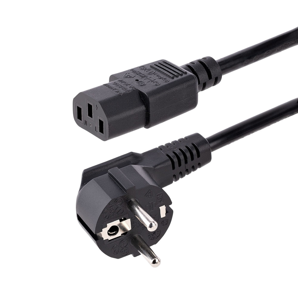 EAN 0065030894289 - StarTech.com 713E-1M-POWER-CORD cable de transmisión Negro CEE7/7 C13 acoplador imagen 1