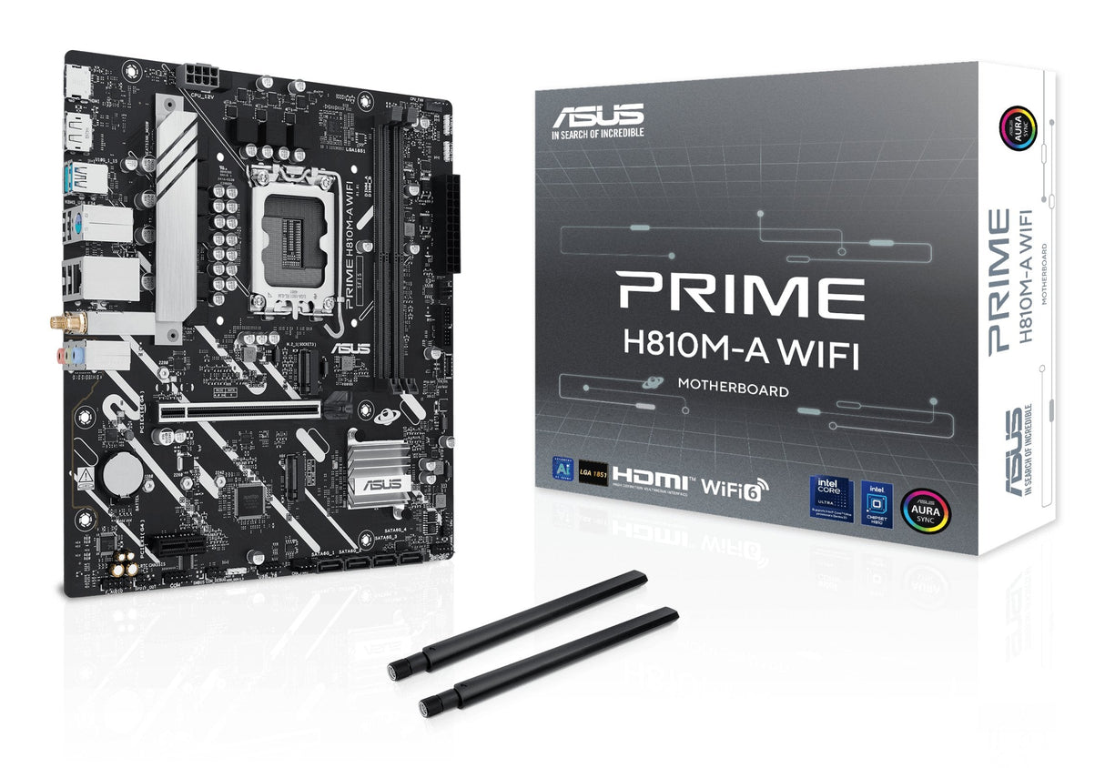Placa Base Asus Prime H810m-A Wifi Intel,Lga1851,Ddr5,Matx