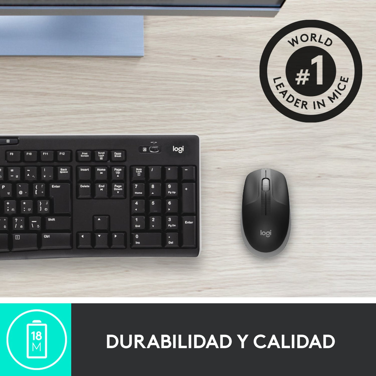 EAN 5099206091832 - Logitech 910-005906 ratón Oficina Ambidextro RF inalámbrico Óptico 1000 DPI imagen 11
