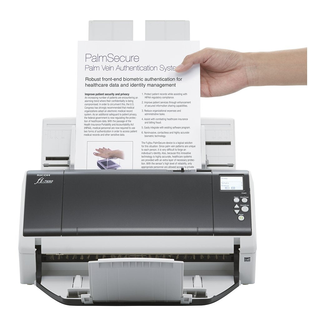 EAN 4939761308444 - Ricoh fi-7480 Escáner con alimentador automático de documentos (ADF) 600 x 600 DPI A3 Gris, Blanco imagen 2