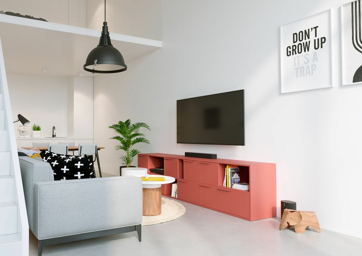 Soporte De Pared Vogel'S Ma3000-C1 Negro Para Tv De 32" A 65"