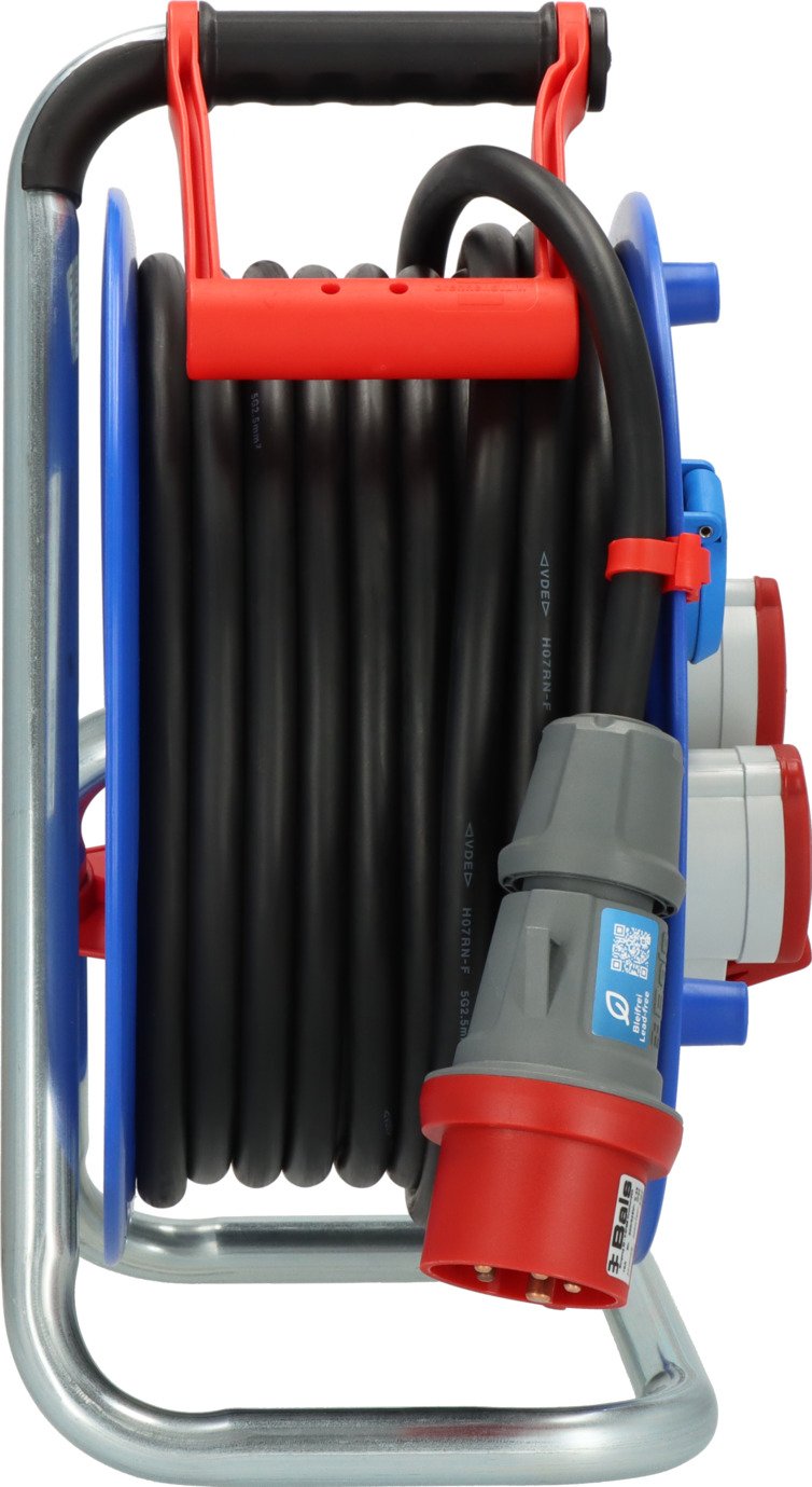 EAN 4007123687497 - Brennenstuhl 1238010 base múltiple 30 m 3 salidas AC Exterior Negro, Azul, Rojo imagen 3