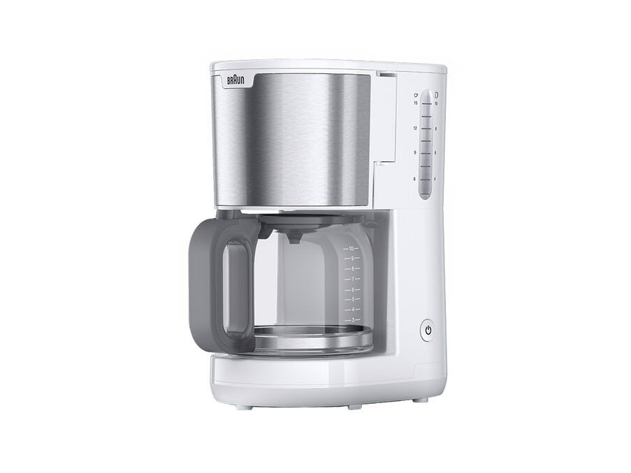 Braun Purshine Kf1500wh, Cafetera De Filtro Optibrew, 1000w, Blanco