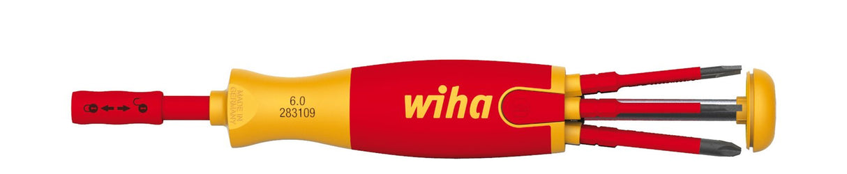 Wiha Wh-38611 Destornillador Con Cargador De Puntas Eléctrico Liftup