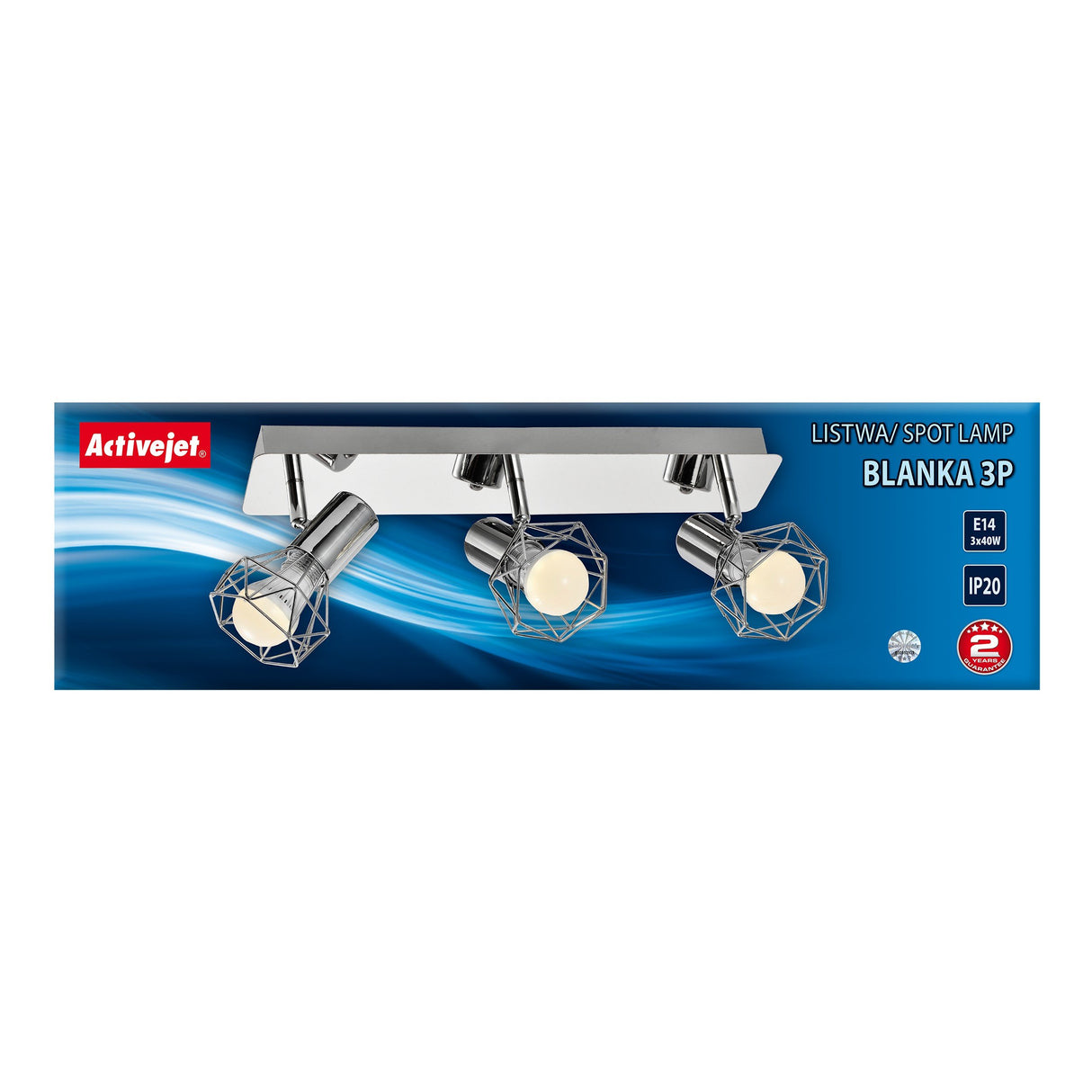 EAN 5901443109914 - Activejet AJE-BLANKA 3P iluminación de techo E14 120 W imagen 2