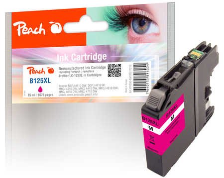 Peach Pi500-89 Cartucho De Tinta Magenta 1 Pieza(S) Lc-125xl