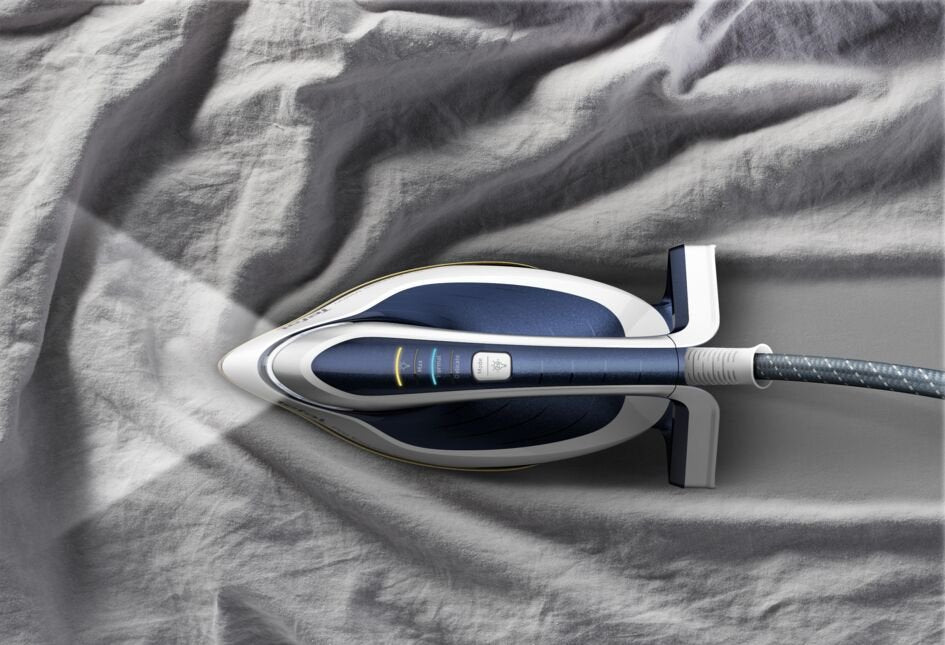 Estación De Planchado Tefal Pro Express Vision Gv9812e0 A Vapor 3000 W 1,1 L Suela Durilium Airglide Autoclean Azul, Blanco