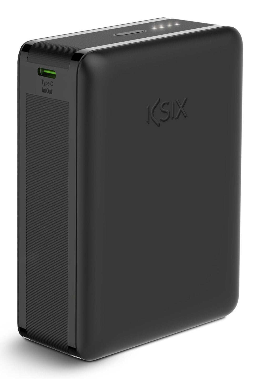 Ksix Powerbank Nano 20.000 Mah - Tamaño De Bolsillo - Power Delivery - 22,5 W - Cable Usb-C A Usb-C - Carga Simultanea