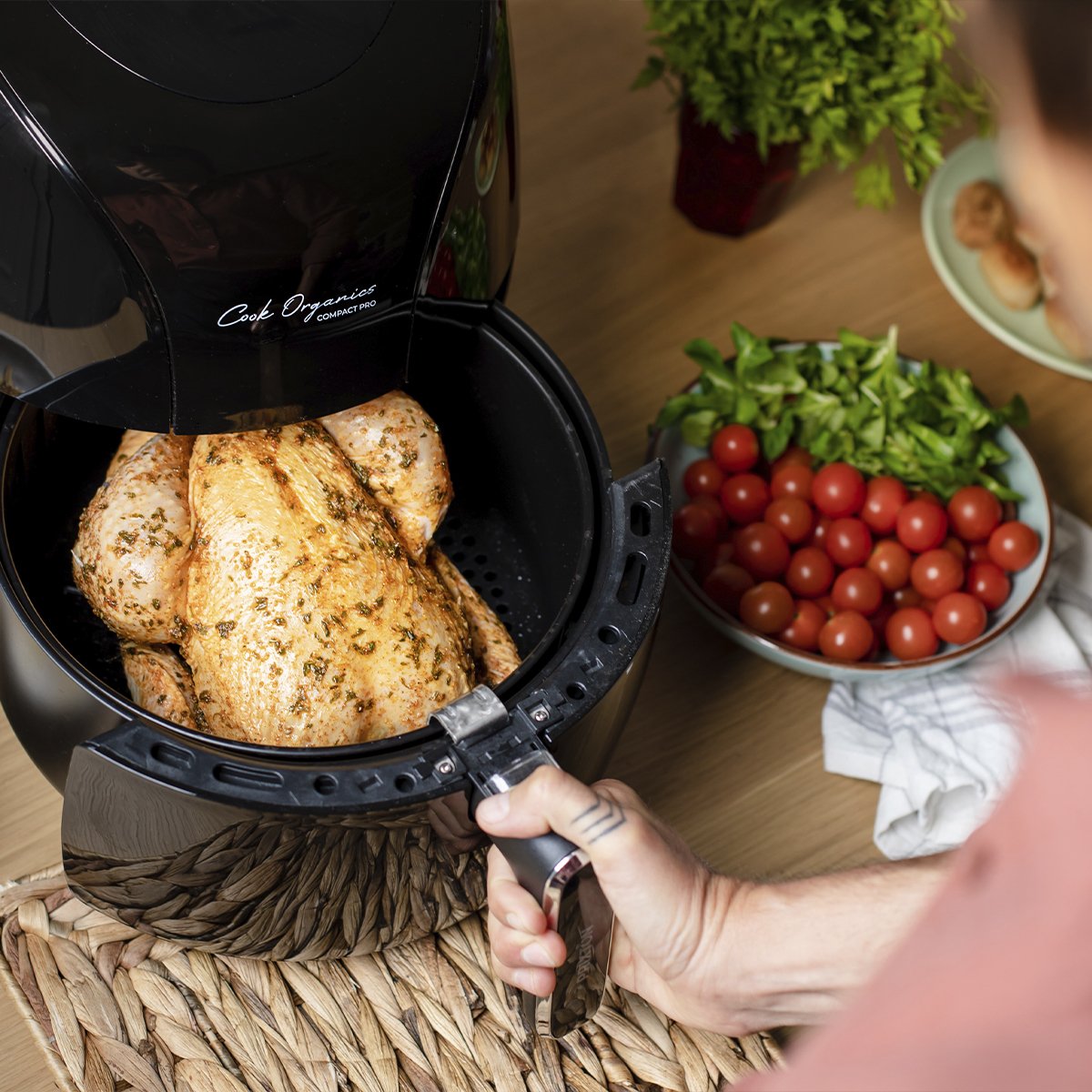 Prixton Cook Organics Compact Pro Freidora Sin Aceite 5l 2000w