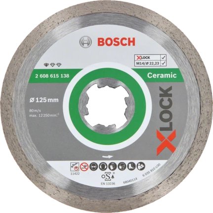 Bosch X-Lock Dia-Ts 125x 22 23 Stc
