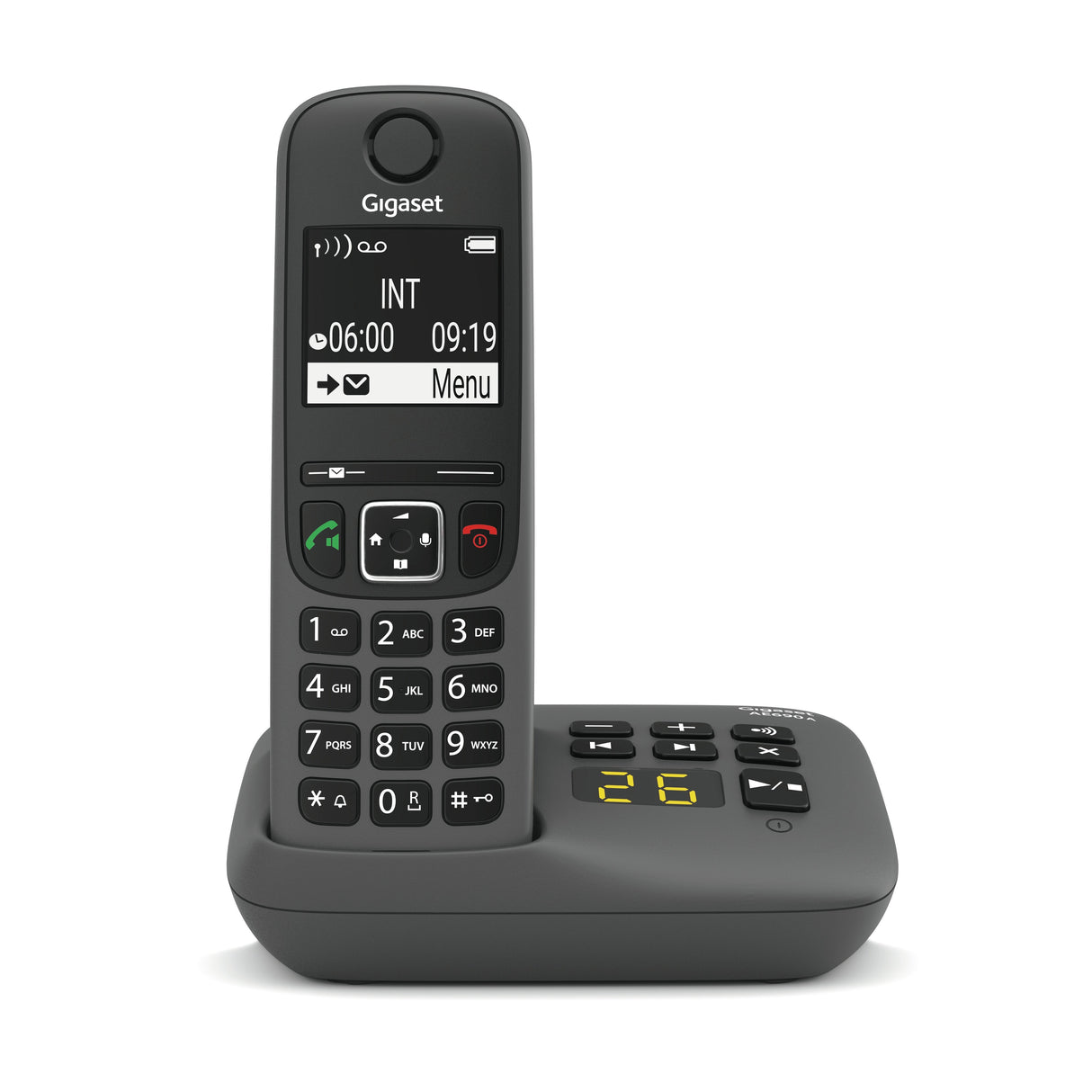 EAN 4250366863054 - Gigaset AE690A Teléfono DECT/analógico Identificador de llamadas Antracita imagen 1
