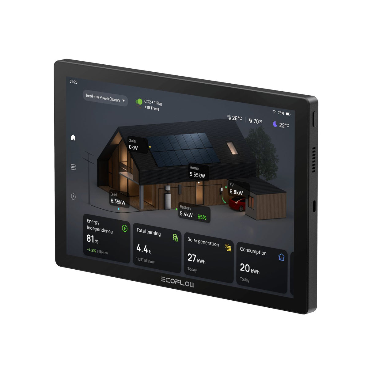 EAN 4895251608756 - EcoFlow PowerInsight Inalámbrico Negro imagen 2