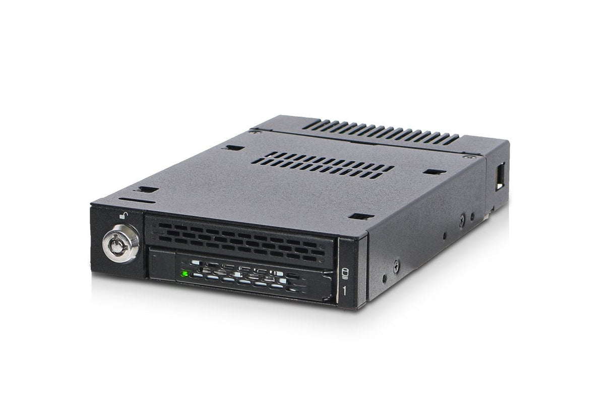 Caja Icy Dock Mb833m2k-B Para Disco Duro Externo Caja Externa Para Unidad De Estado Sólido (Ssd) Negro M.2, Chasis Intercambiable Negro, Caja Externa Para Unidad De Estado Sólido (Ssd), M.2, Sas, 32 Gbit/S, Negro