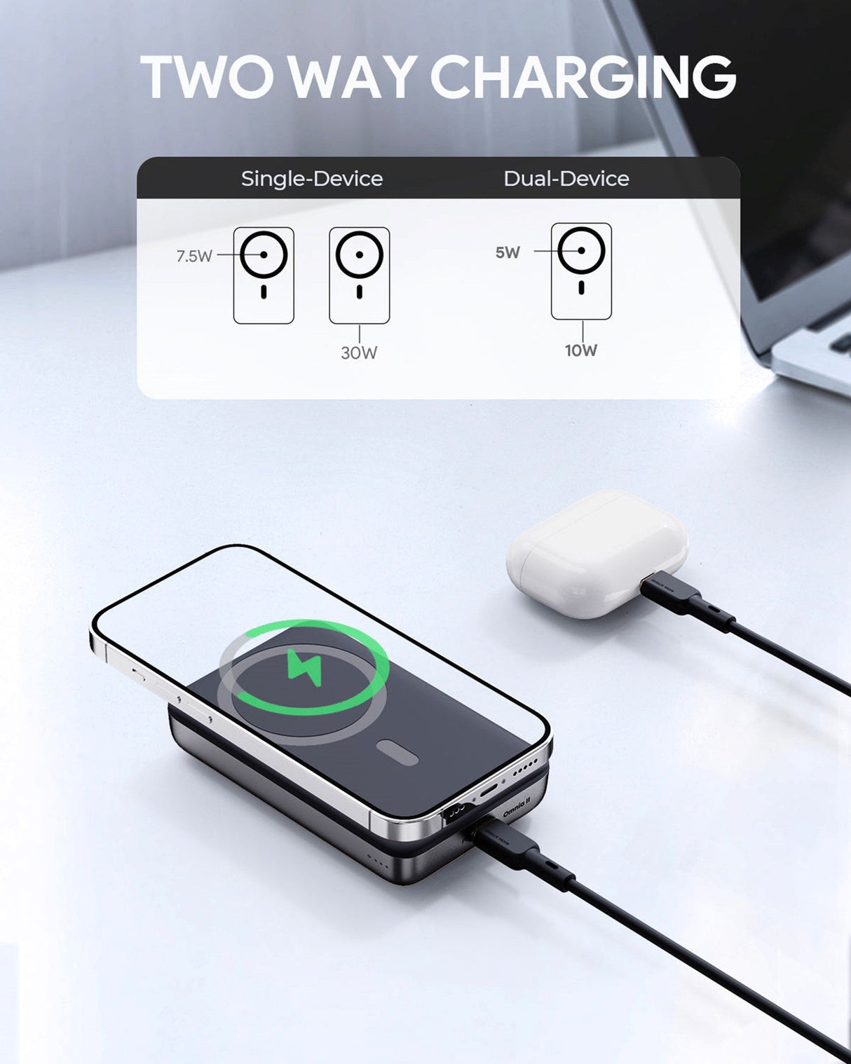 Pb-Ms06 Qi2 Powerbank 10000mah 30w Magsafe Pd