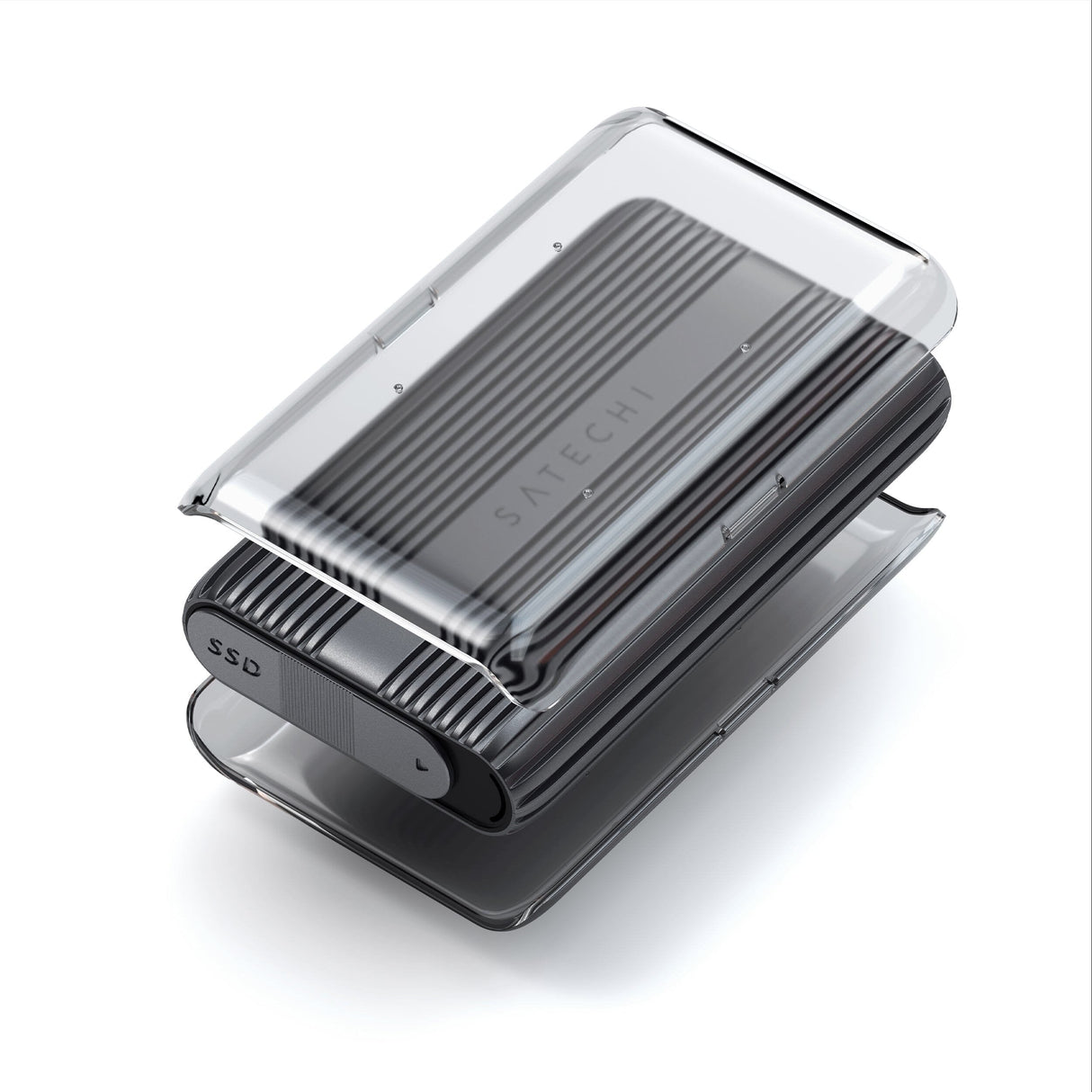 Usb4 Nvme Ssd Pro Ssd Enclosure Grey, Transparent