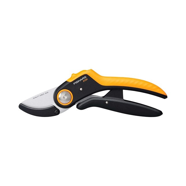 EAN 6411501111180 - Fiskars Plus PowerLever tijeras de podar Anvil Negro, Naranja imagen 1