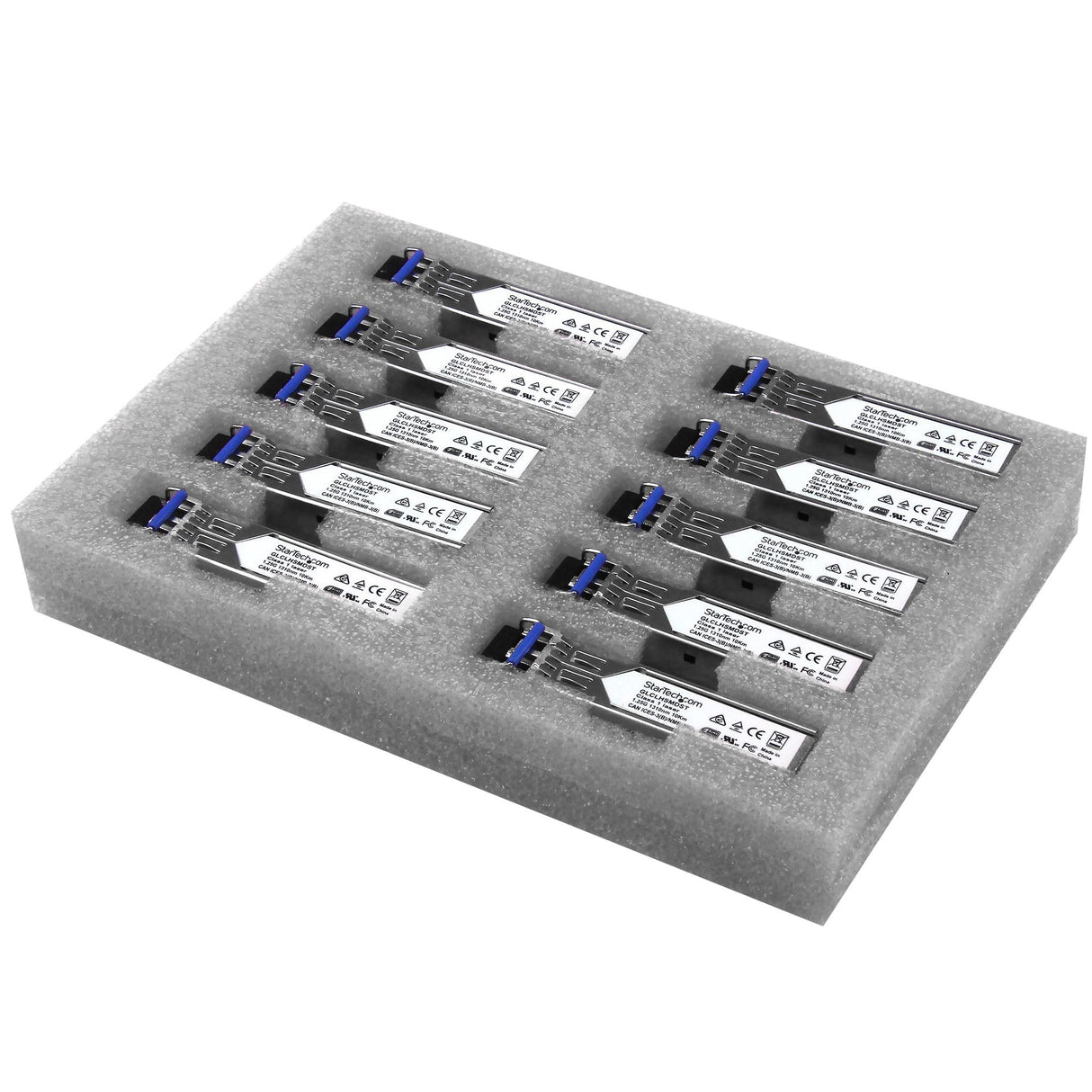 Startech.Com Modulo Transceptor Sfp Compatible Con Cisco Glc-Lh-Smd - 1000base-Lx/Lh - Paquete De 10 Garantia Lifetime