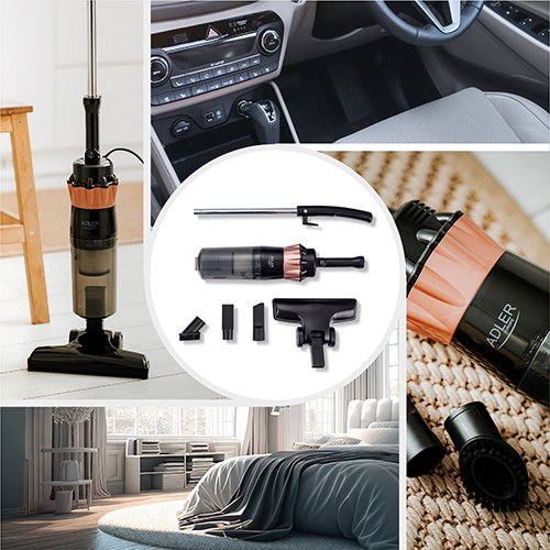 EAN 5903887809924 - Adler AD 7049 aspiradora de pie y escoba eléctrica Aspiradora escoba 2 en 1 Secar HEPA Sin bolsa 800 W Ne imagen 12