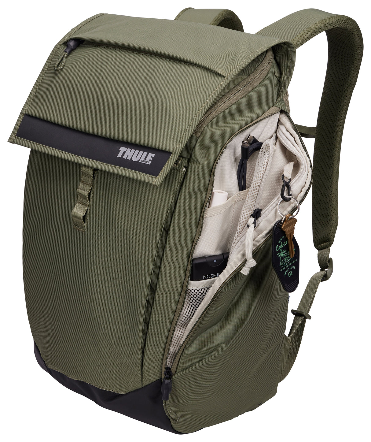 Mochila Thule Paramount Parabp3216 Soft Green Informal Verde Nylon, Poliéster