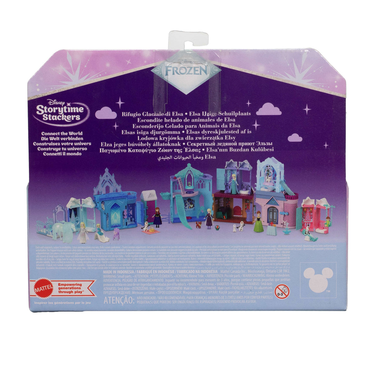 Muñeca Elsa Escondite Helado De Animales Frozen Disney