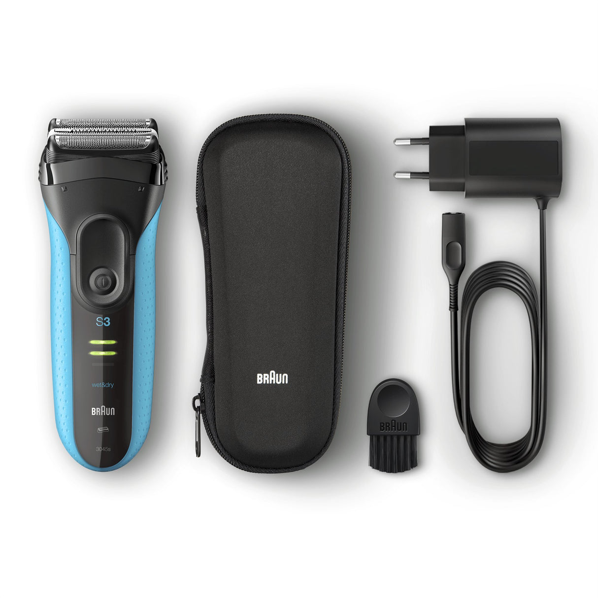 EAN 4210201131694 - Braun Series 3 ProSkin 3045s Máquina de afeitar de láminas Recortadora Negro, Azul imagen 5