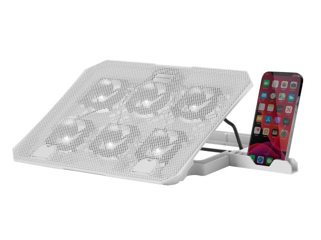 Soporte Refrigerante Mars Gaming Mnbc23 Para Portátiles Hasta 16' Iluminación Led