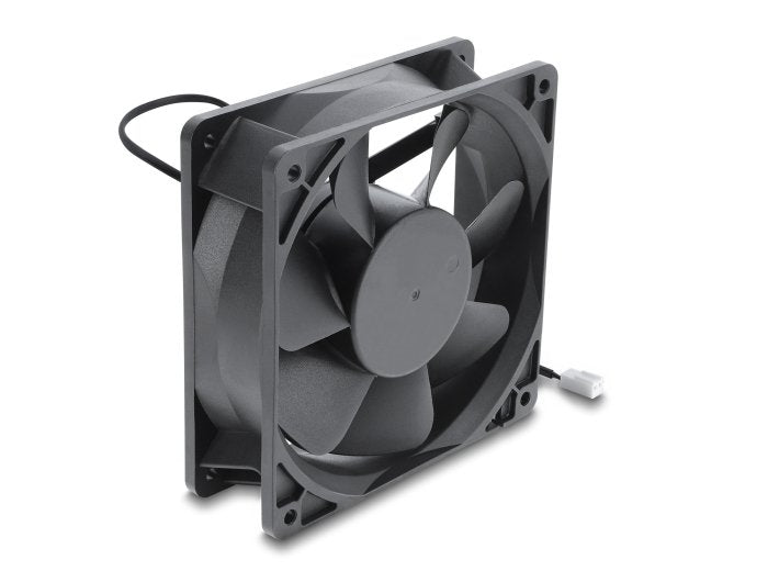 Delock Ventilador Axial 48 V Dc, 120 X 120 X 38 Mm Con 2 Pin Conexión Para Ventilador Negro